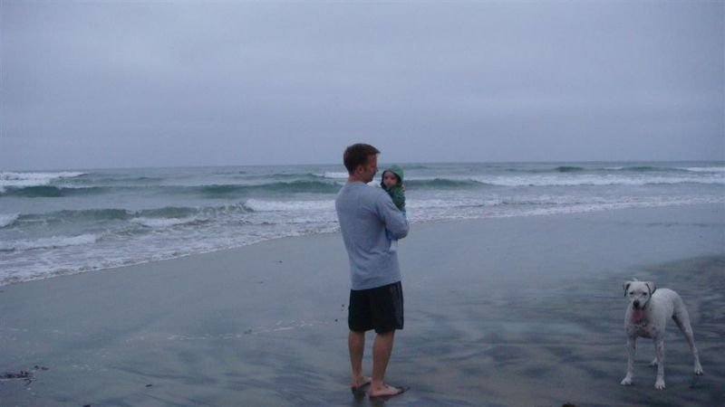 Daddy & Trey @ Dog Beach 1